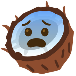 Fearful face and Coconut