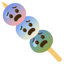 Fearful face and Dango