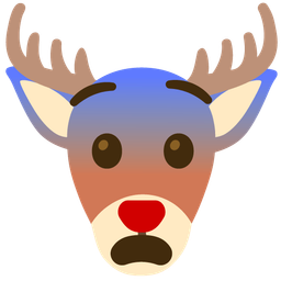 Fearful face and Deer