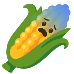 Fearful face and Ear of corn