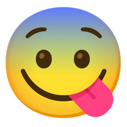 Fearful face and Face savoring food