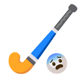 Fearful face and Field hockey