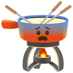 Fearful face and Fondue