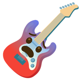 Fearful face and Guitar