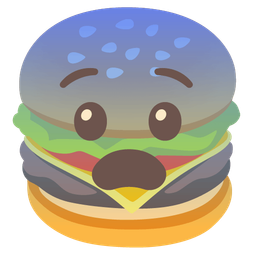 Fearful face and Hamburger