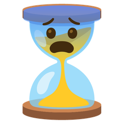 Fearful face and Hourglass not done