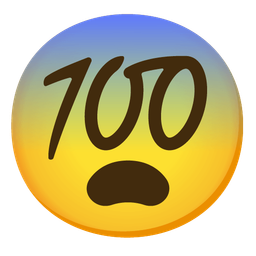 Fearful face and Hundred points