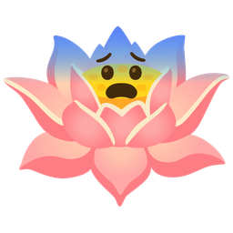 Fearful face and Lotus