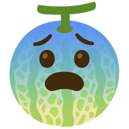 Fearful face and Melon