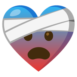 Fearful face and Mending heart