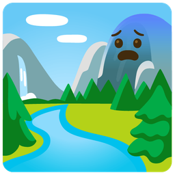 Fearful face and National park