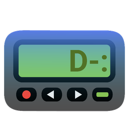 Fearful face and Pager