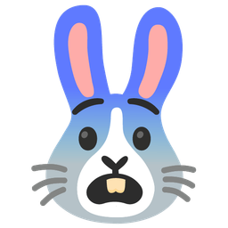 Fearful face and Rabbit face