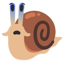 Fearful face and Snail