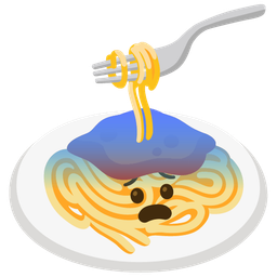 Fearful face and Spaghetti