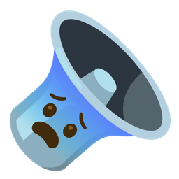 Fearful face and Speaker low volume