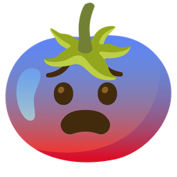 Fearful face and Tomato