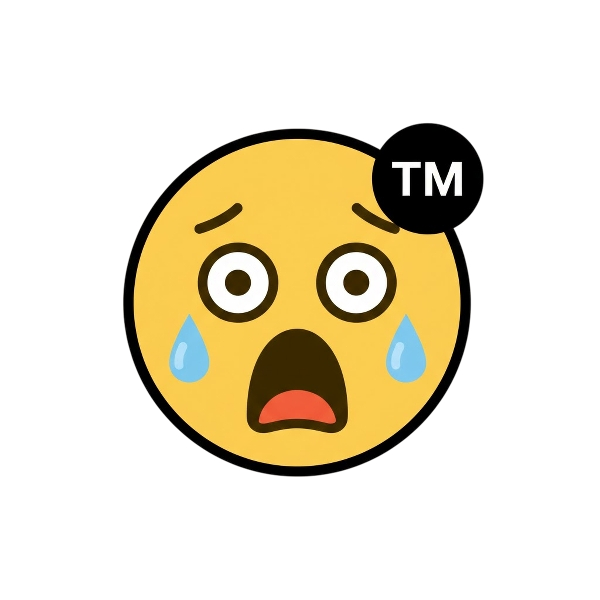 Fearful face and Trade mark