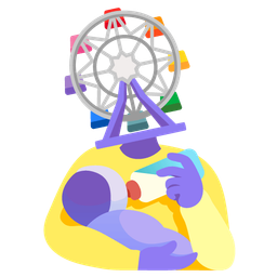 ferris wheel and baby bottle