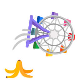 ferris wheel and banana