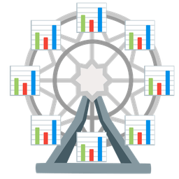 ferris wheel and bar chart
