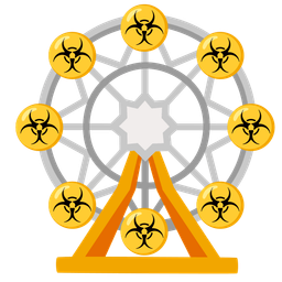 ferris wheel and biohazard