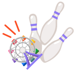 ferris wheel and bowling
