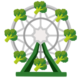 ferris wheel and broccoli