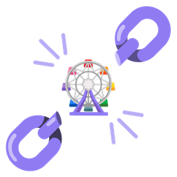 ferris wheel and chains