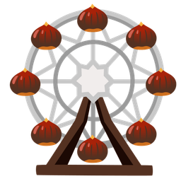 ferris wheel and chestnut