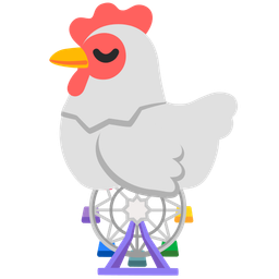ferris wheel and chicken