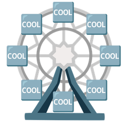 ferris wheel and COOL button