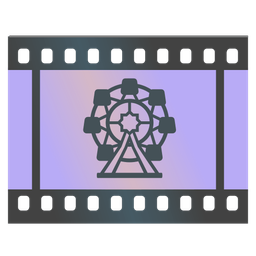 ferris wheel and film frames