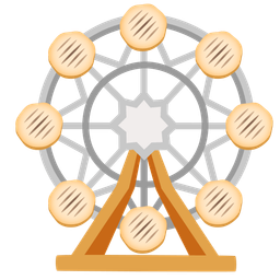 ferris wheel and flatbread