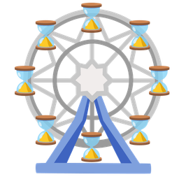 ferris wheel and hourglass done