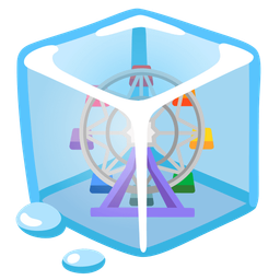 ferris wheel and ice