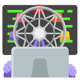 ferris wheel and laptop