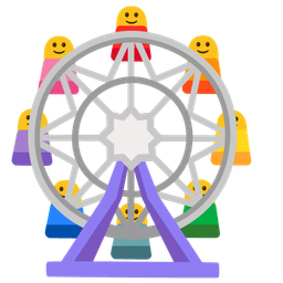 ferris wheel and magic wand