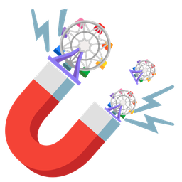 ferris wheel and magnet