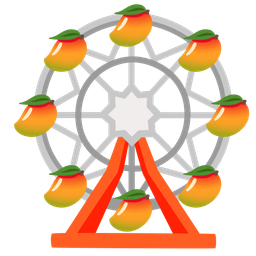 ferris wheel and mango