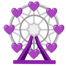 ferris wheel and purple heart