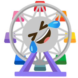 Ferris wheel and Rolling on the floor laughing