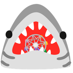 ferris wheel and shark