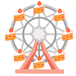 ferris wheel and shortcake