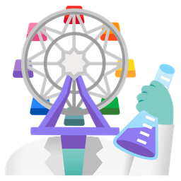 ferris wheel and test tube