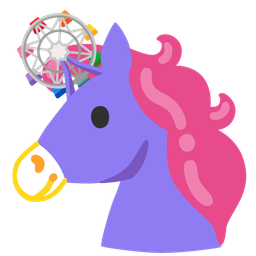 ferris wheel and unicorn