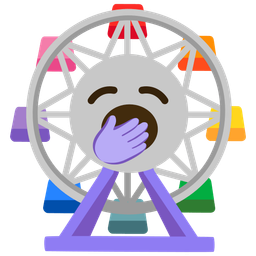 ferris wheel and yawning face