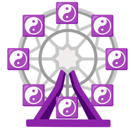 ferris wheel and yin yang