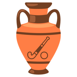 field hockey and amphora