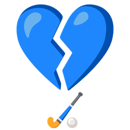 field hockey and broken heart